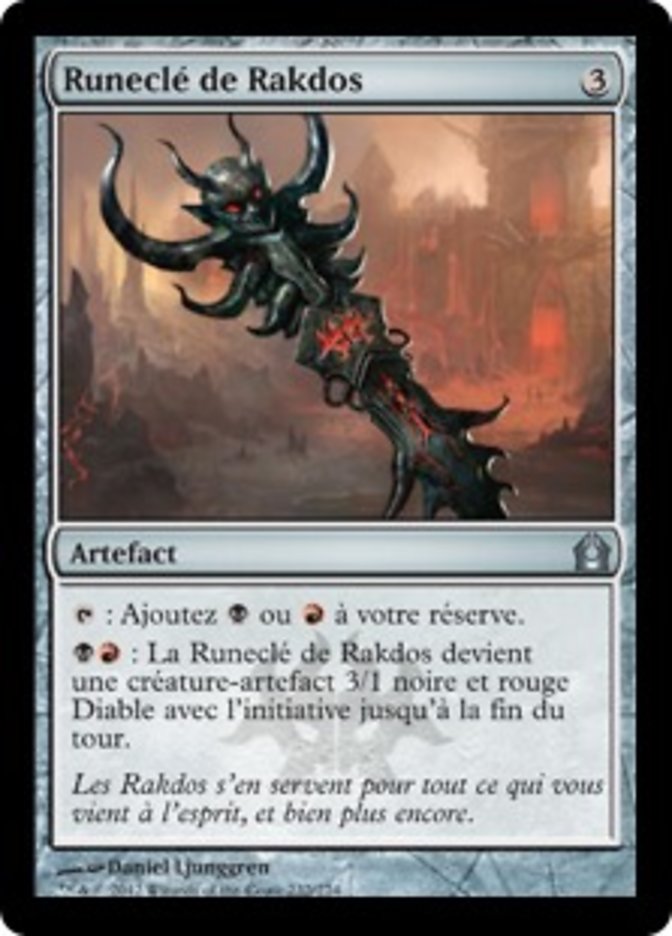 image Runeclé de Rakdos