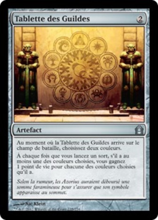 image Tablette des Guildes