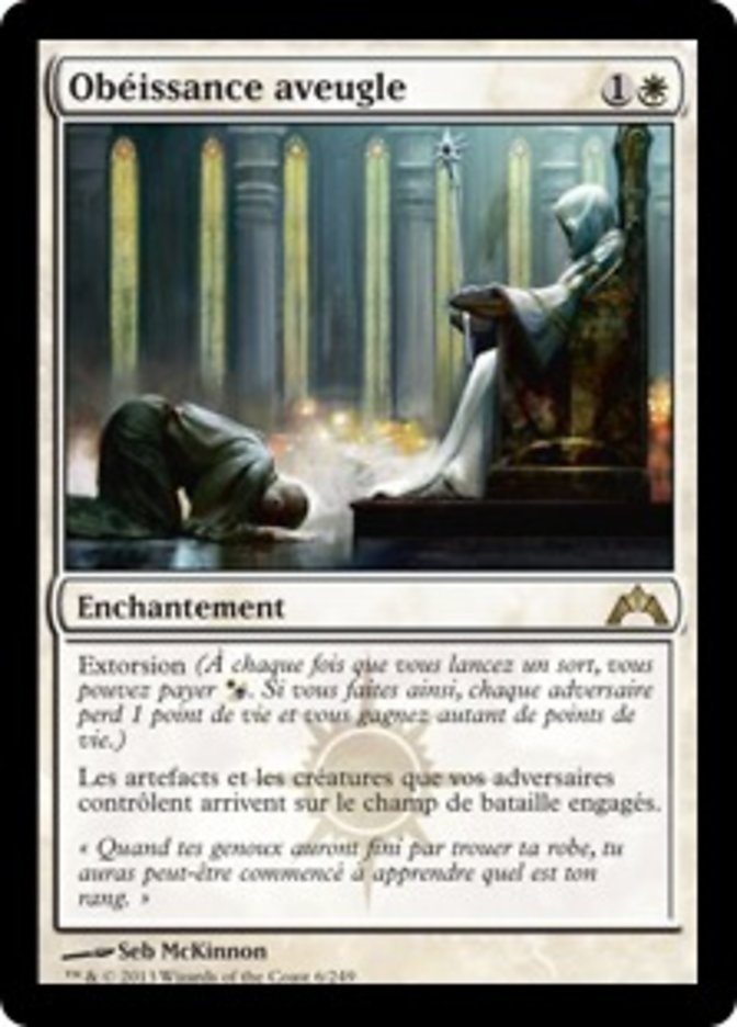 image Obéissance aveugle