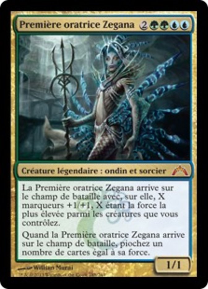 image Première oratrice Zegana