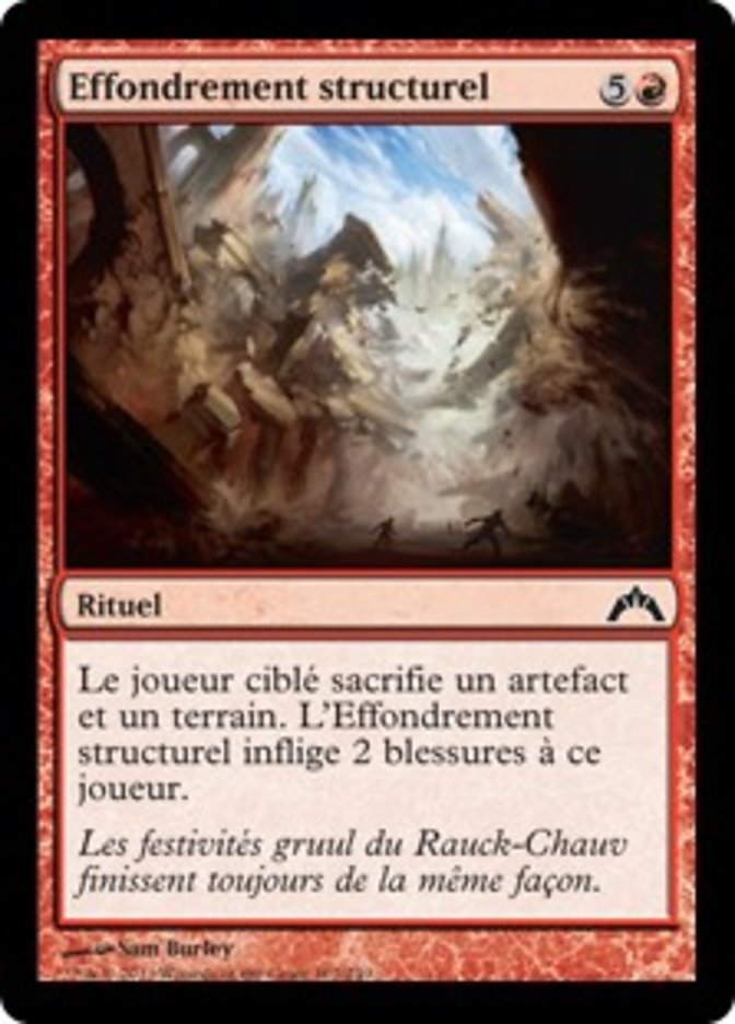 image Effondrement structurel