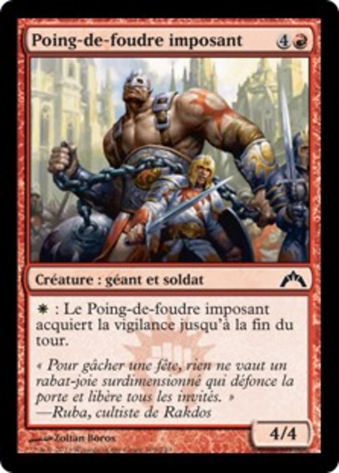 image Poing-de-foudre imposant