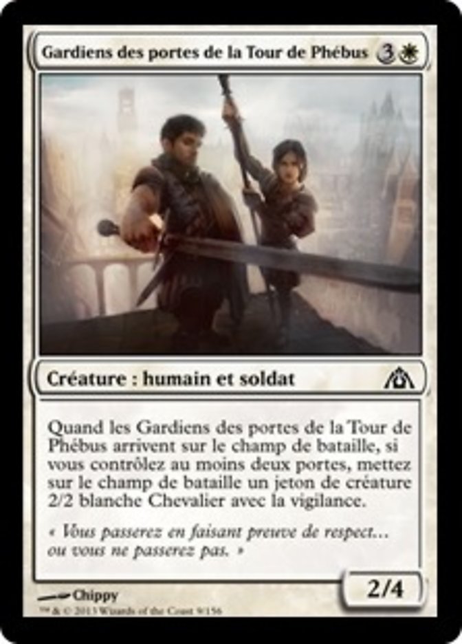 image Gardiens des portes de la Tour de Phébus