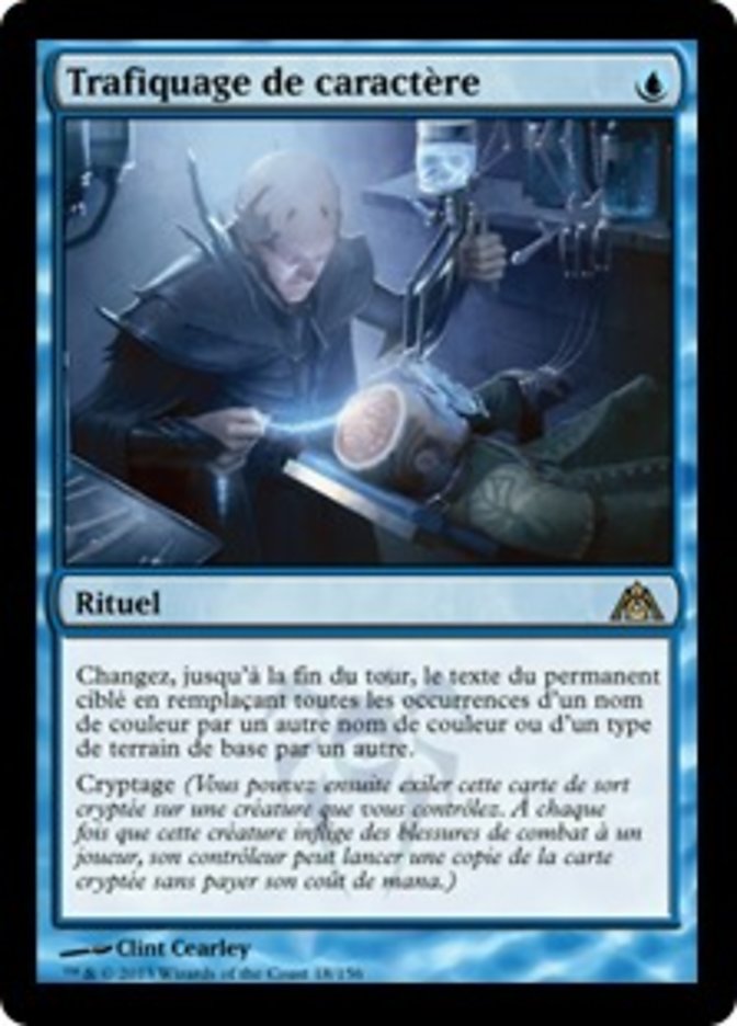 image Trafiquage de caractère