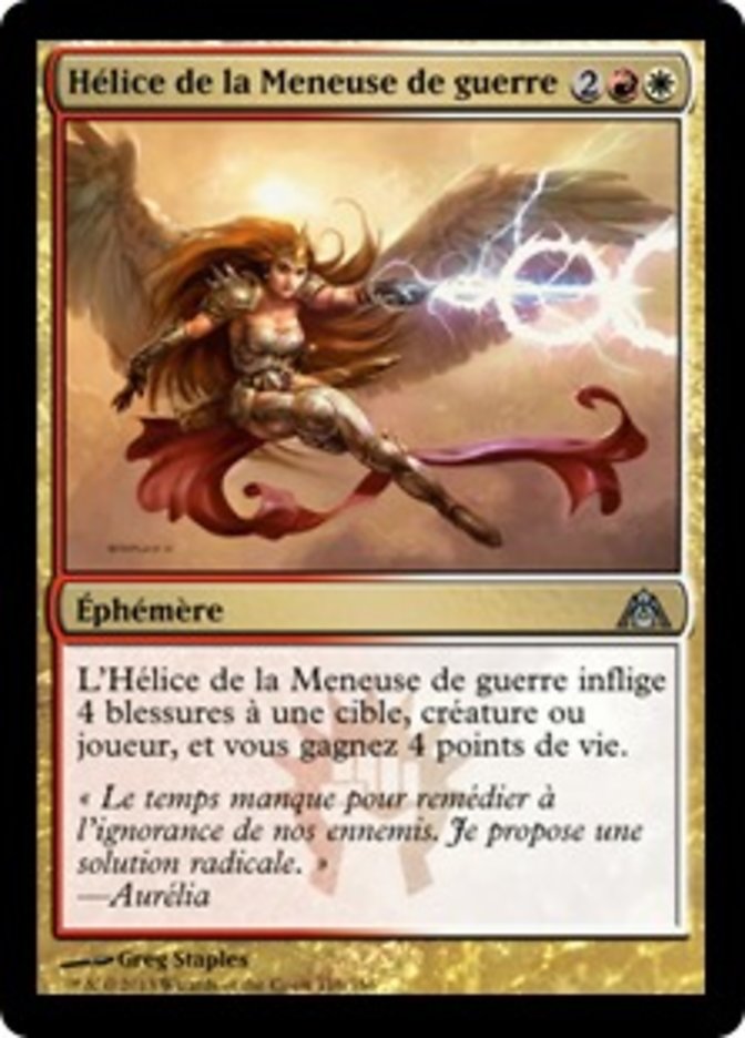 image Hélice de la Meneuse de guerre