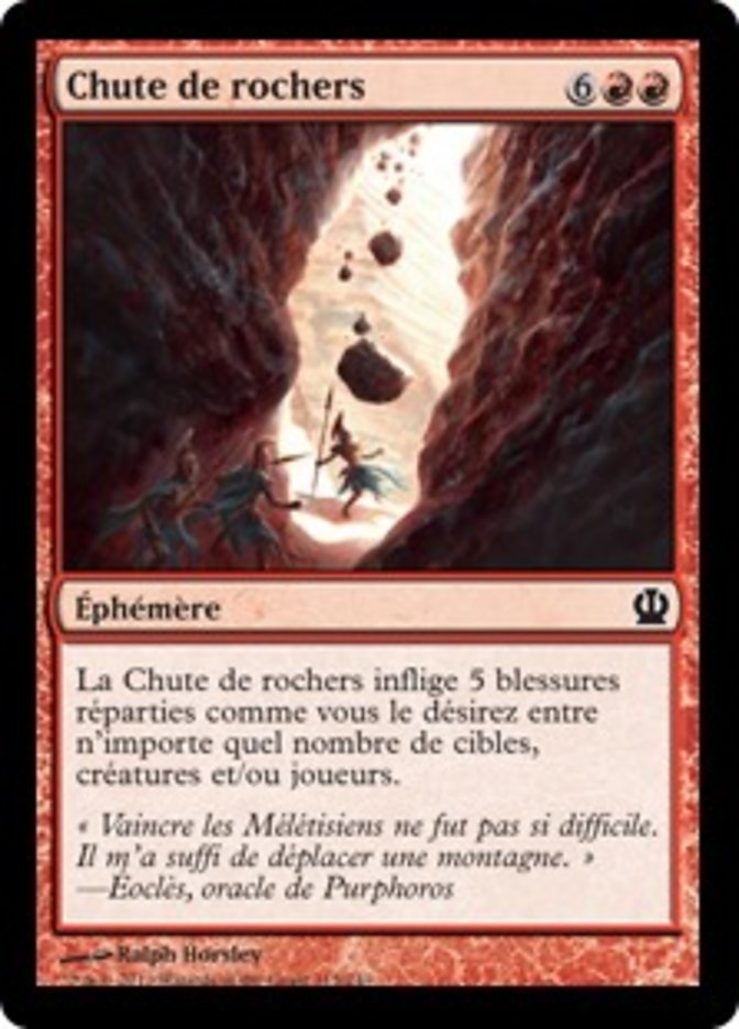 image Chute de rochers