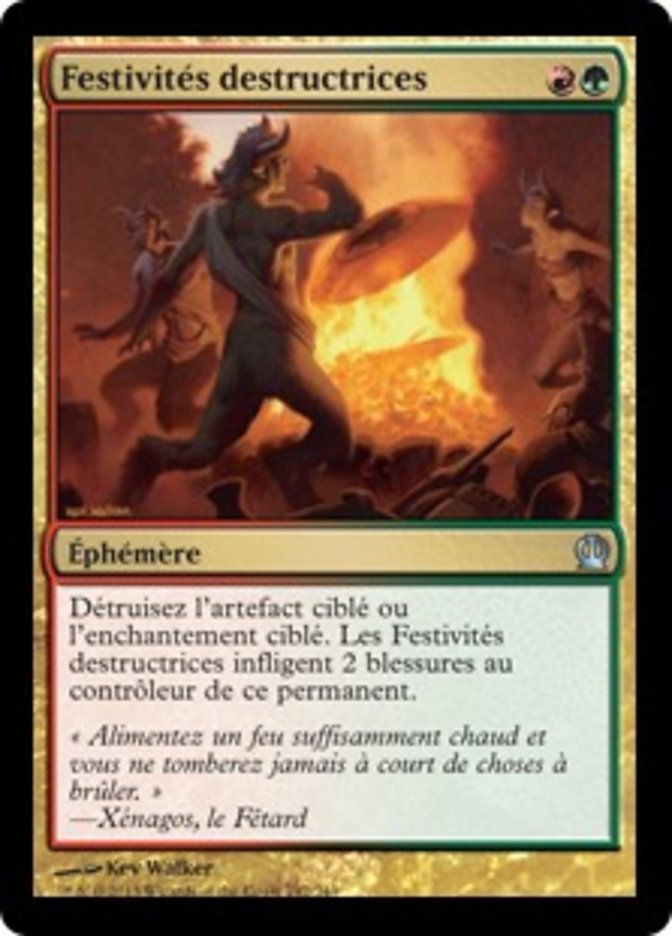 image Festivités destructrices