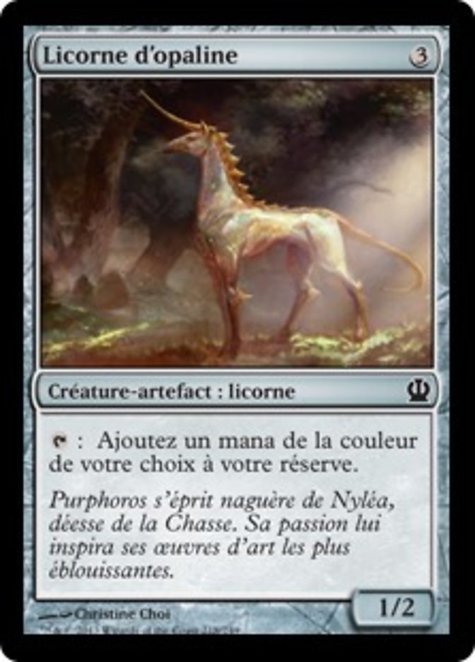 image Licorne d'opaline