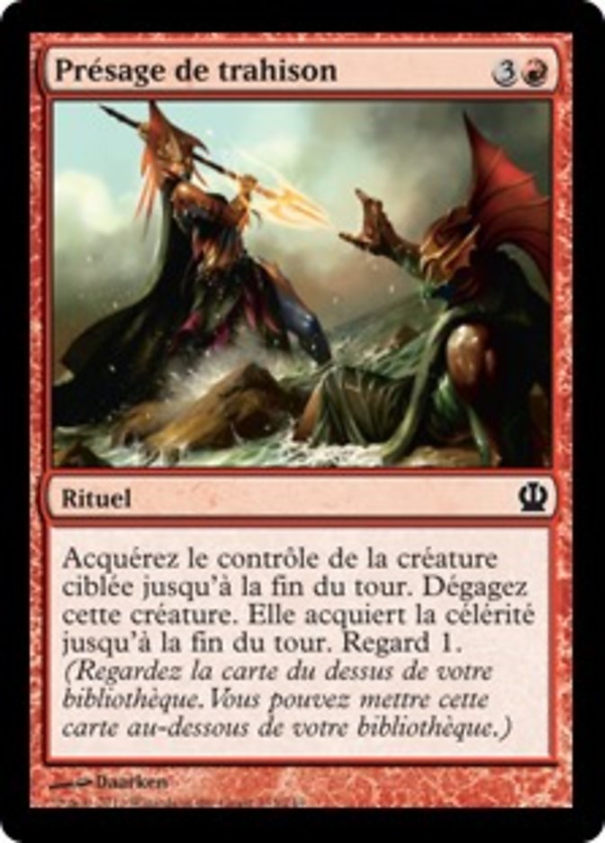 image Présage de trahison