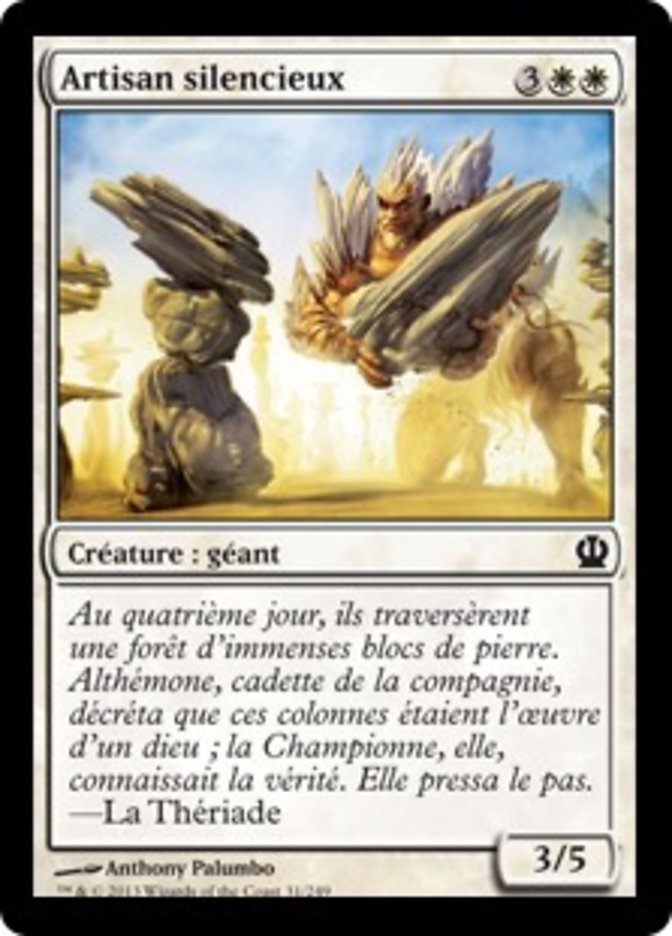 image Artisan silencieux