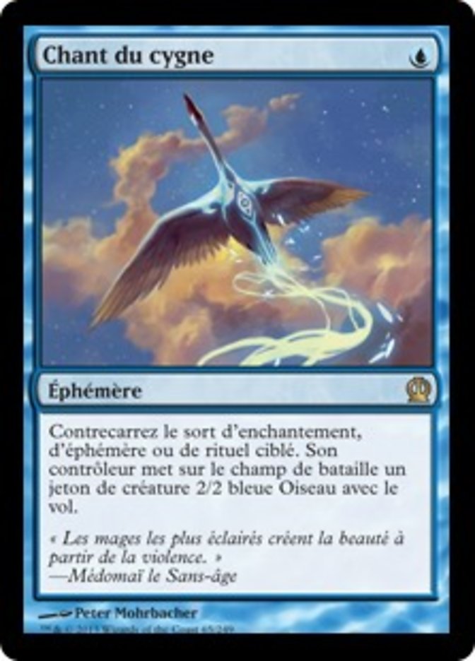 image Chant du cygne