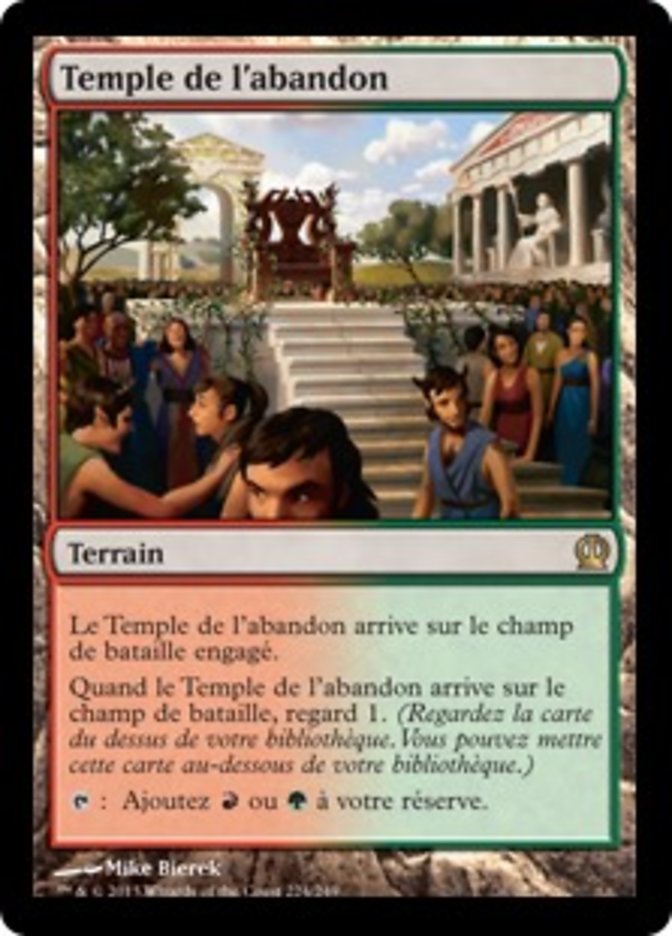 image Temple de l'abandon