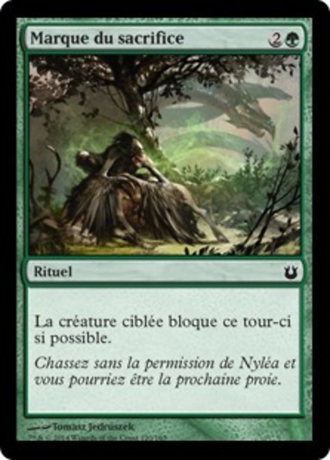 image Marque du sacrifice