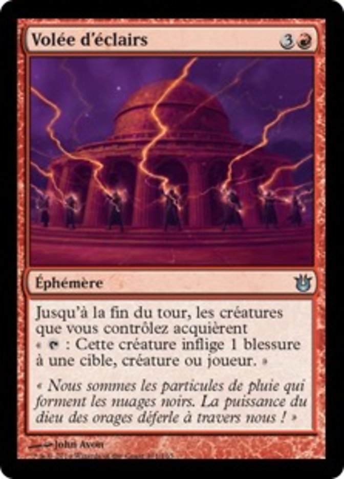 image Volée d'éclairs