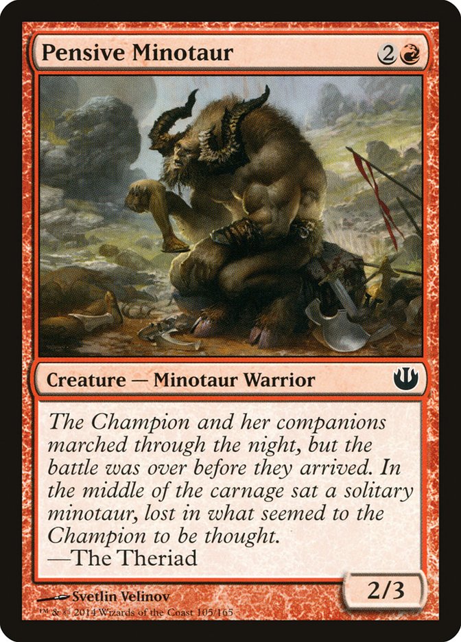 image Pensive Minotaur