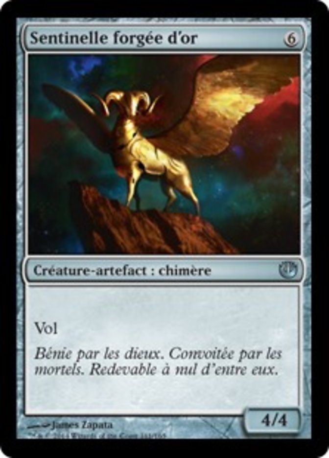 image Sentinelle forgée d'or