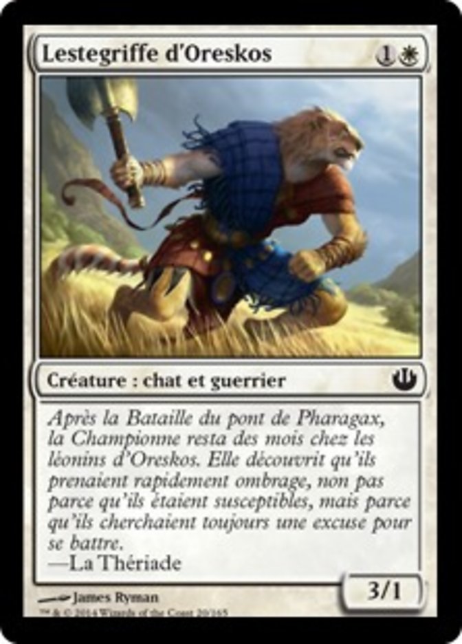 image Lestegriffe d'Oreskos