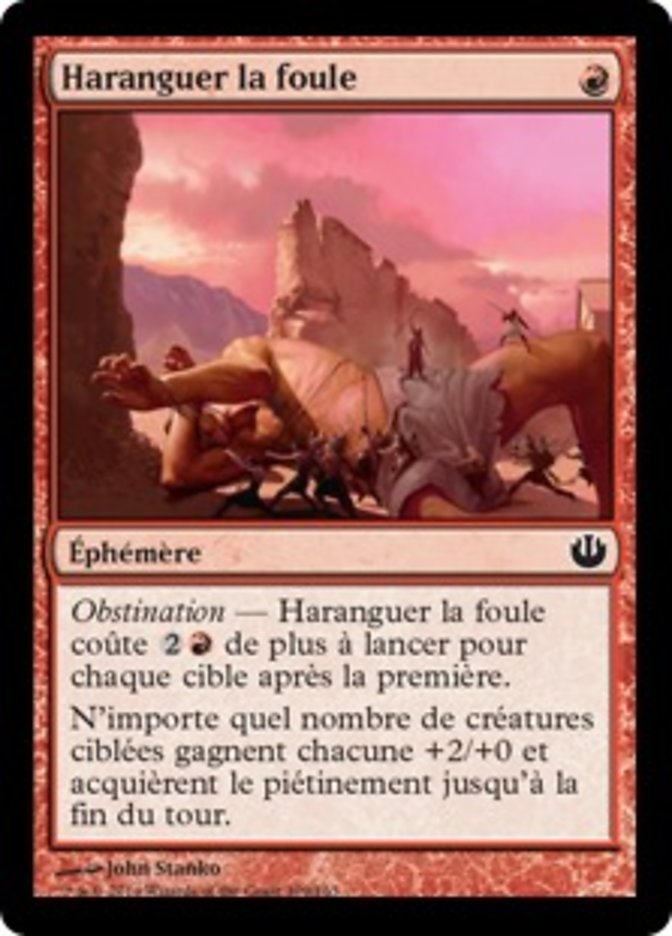 image Haranguer la foule