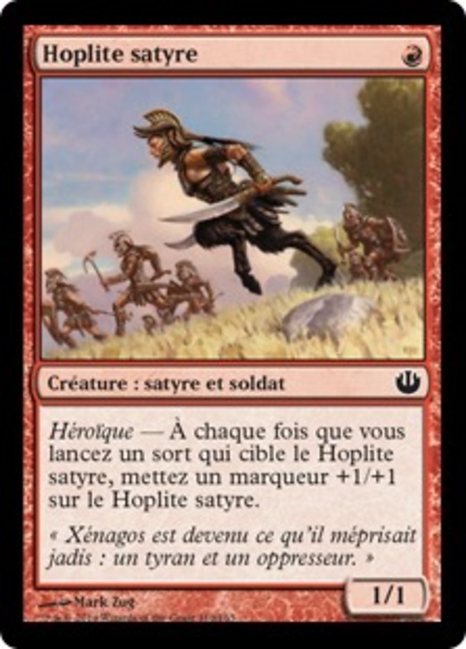 image Hoplite satyre