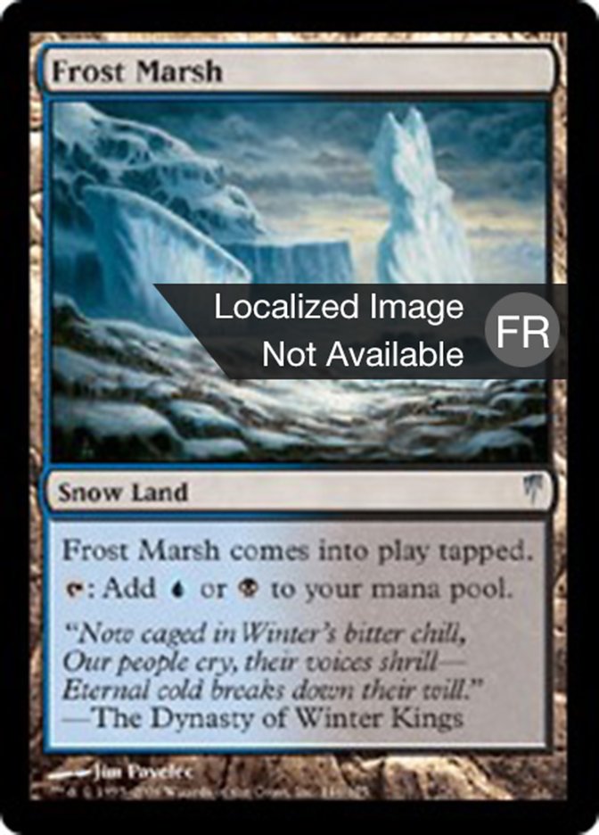 image Marécage gelé