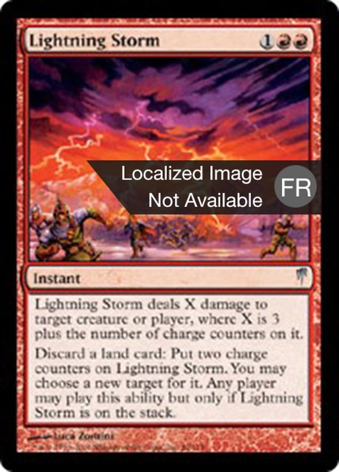 image Orage d'éclairs