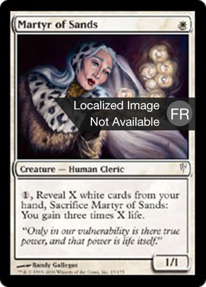 image Martyre aux sables