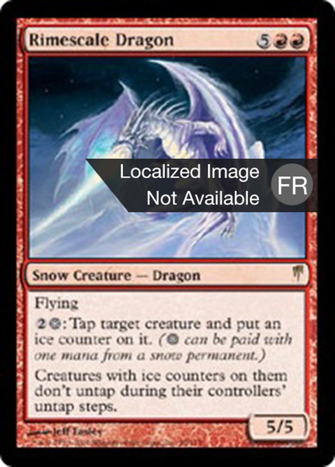 image Dragon à écailles de givre