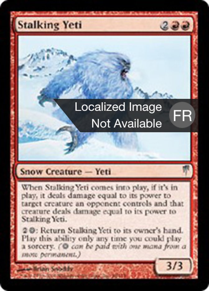 image Yeti en chasse