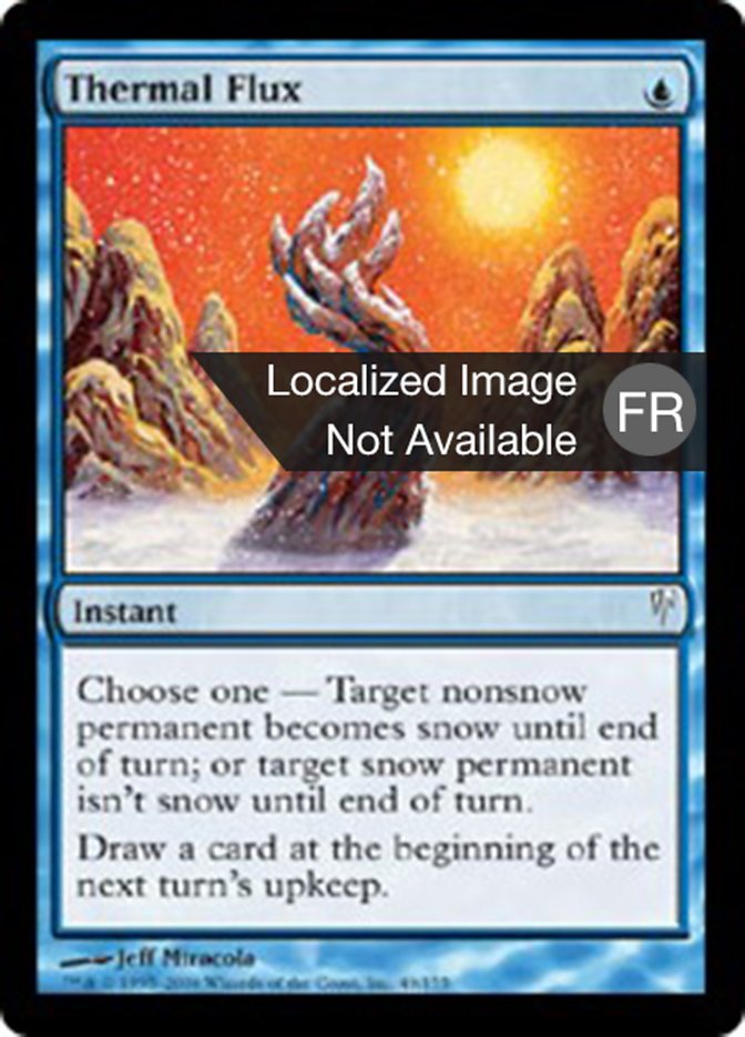 image Flux thermique