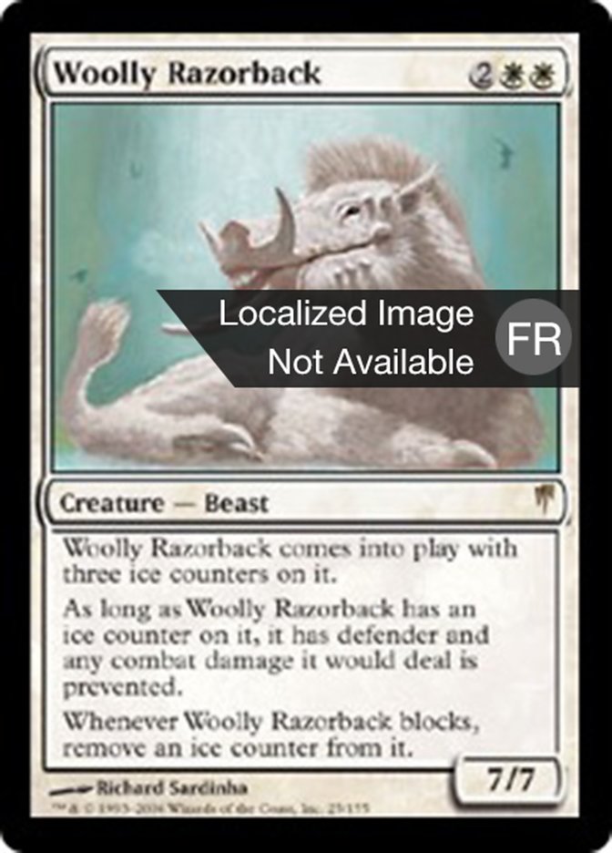 image Sanglier laineux