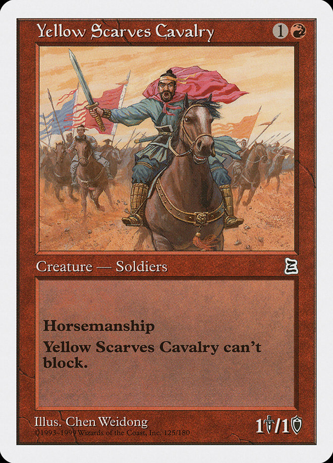 image Yellow Scarves Cavalry