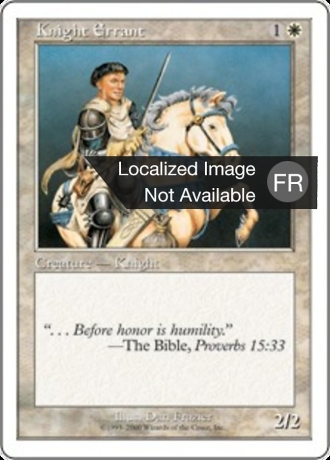 image Chevalier errant