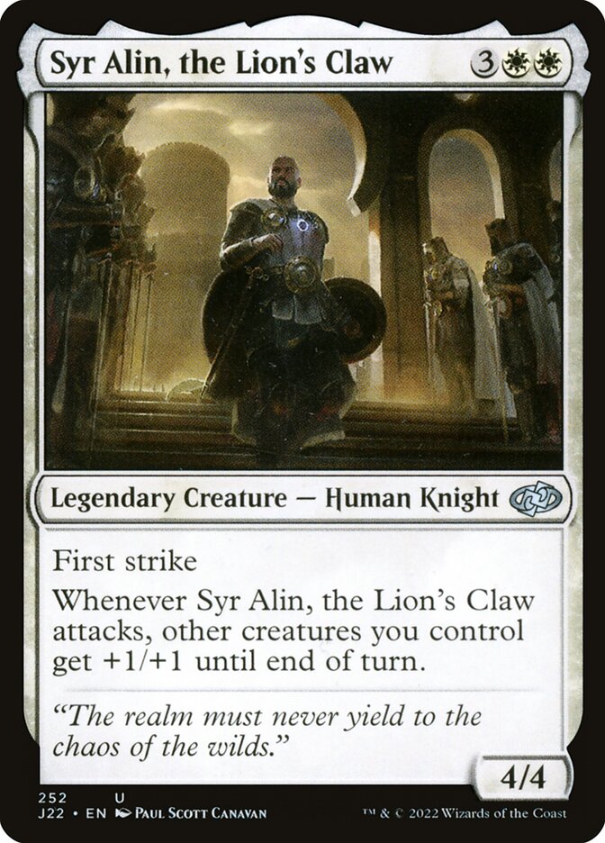 image Syr Alin, the Lion's Claw