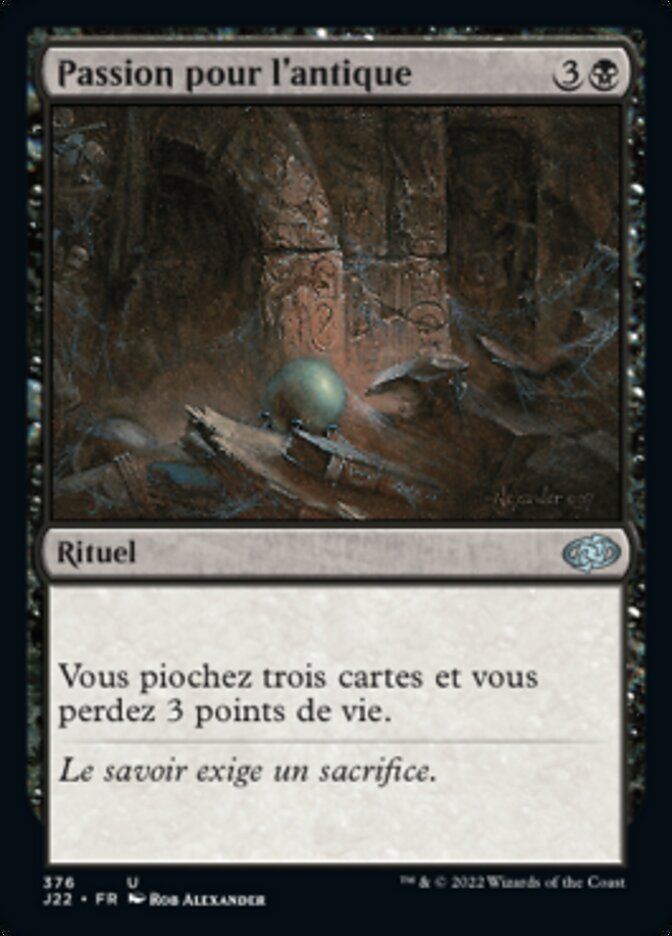 image Passion pour l'antique