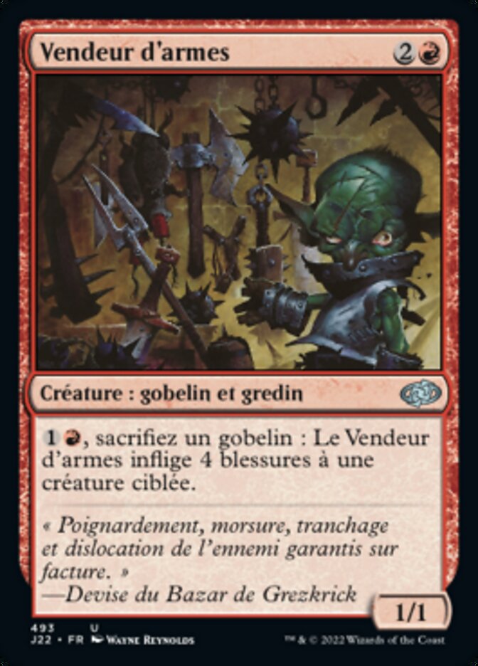 image Vendeur d'armes