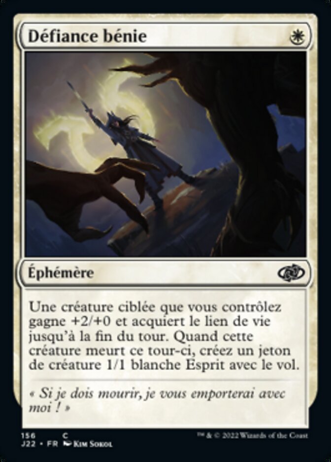 image Défiance bénie