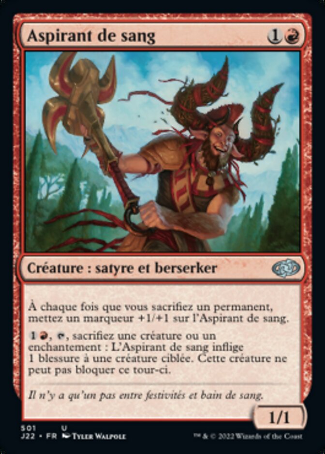 image Aspirant de sang