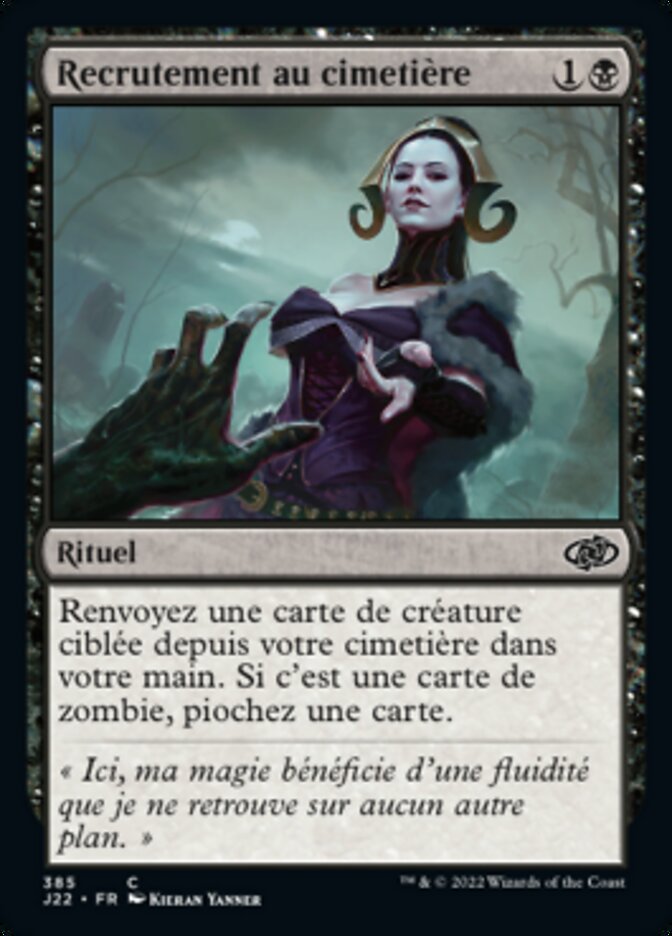 image Recrutement au cimetière