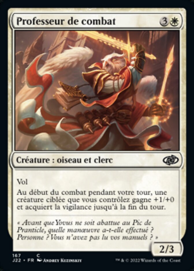 image Professeur de combat