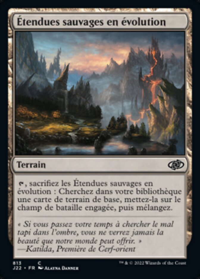 image Étendues sauvages en évolution