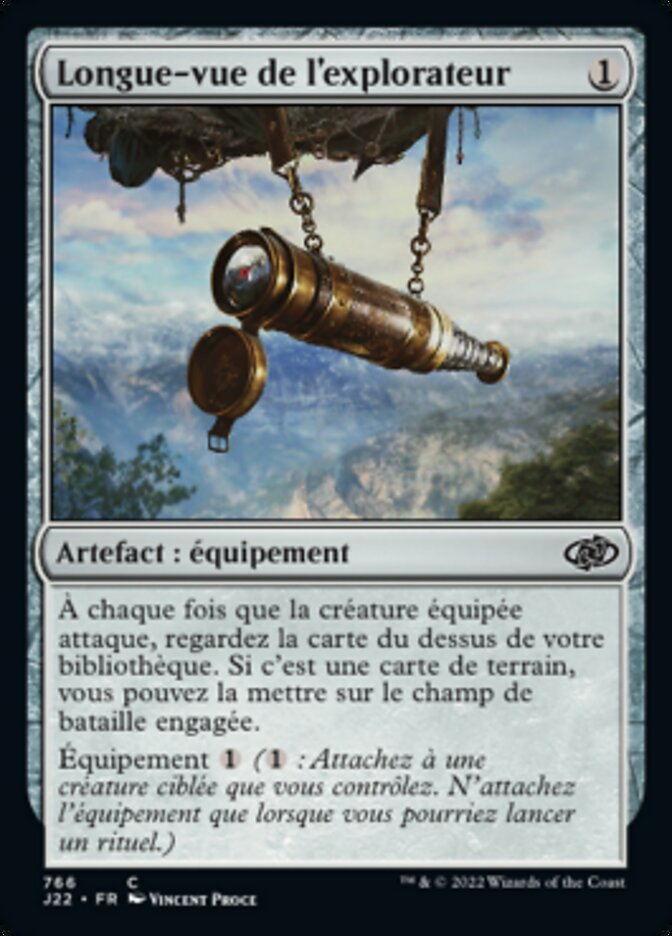 image Longue-vue de l'explorateur