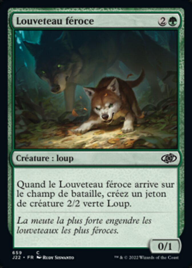 image Louveteau féroce