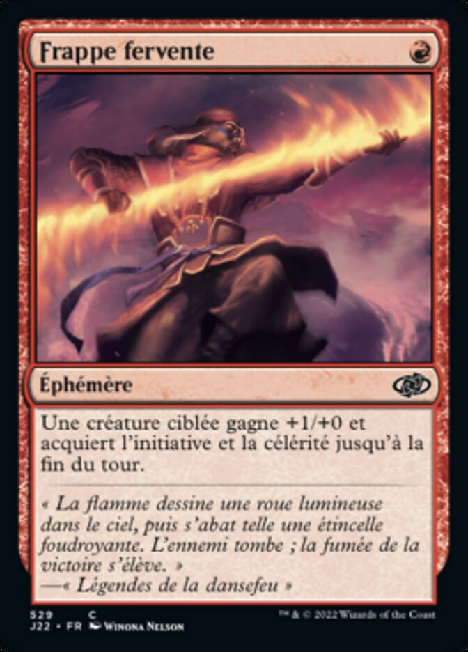 image Frappe fervente