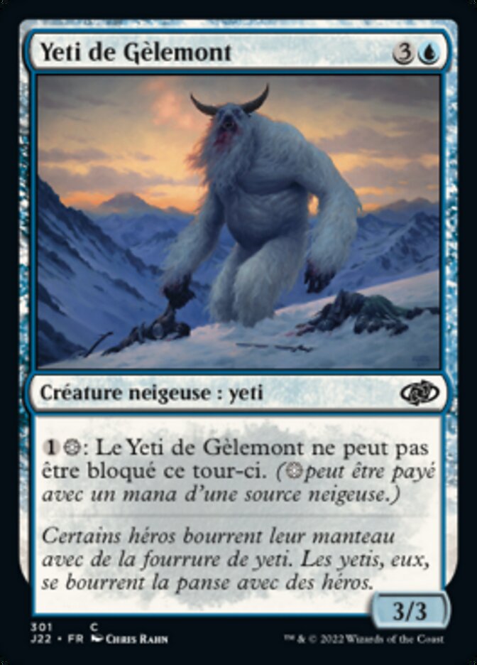 image Yeti de Gèlemont