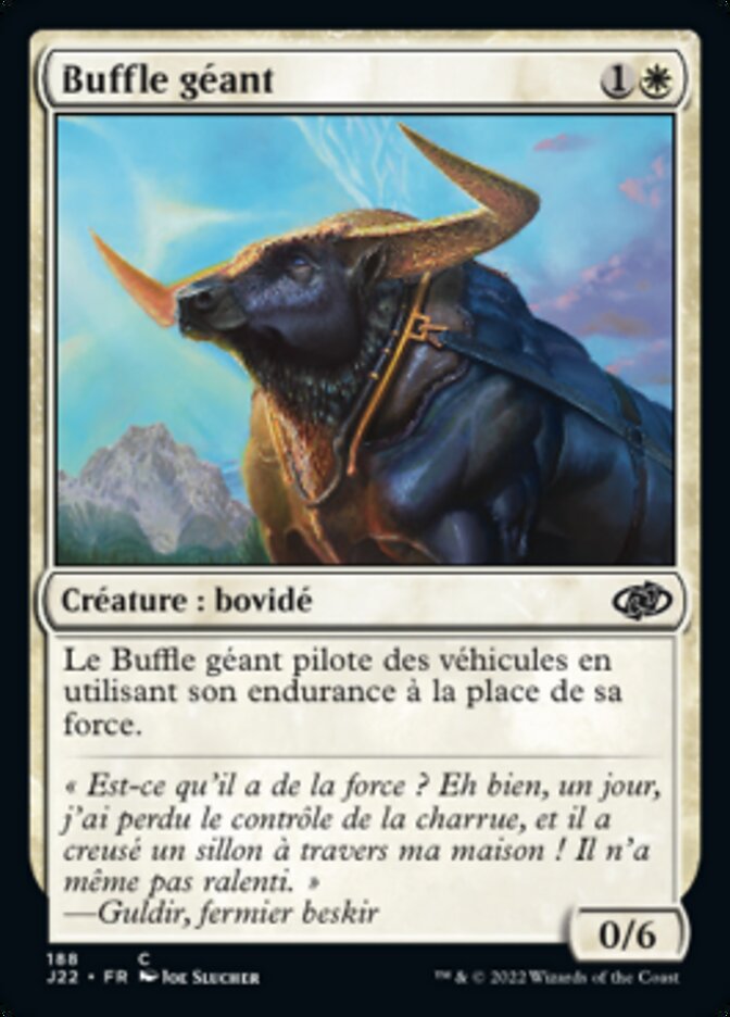 image Buffle géant