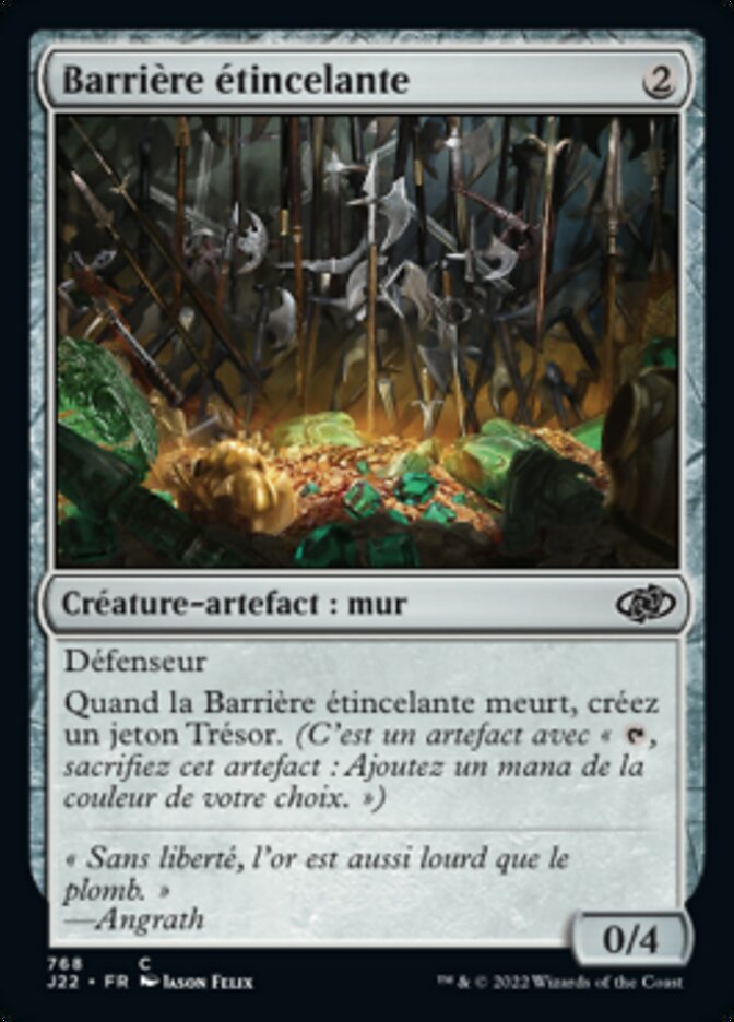 image Barrière étincelante