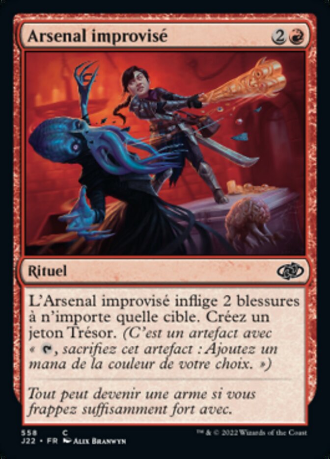 image Arsenal improvisé