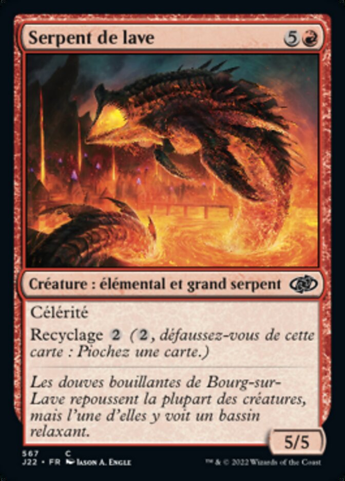 image Serpent de lave
