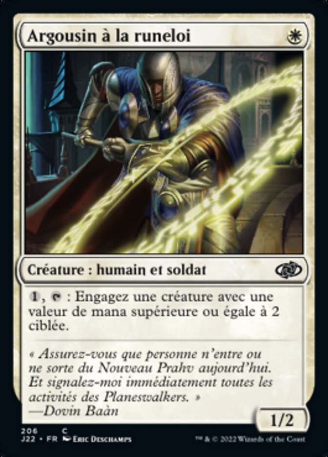 image Argousin à la runeloi