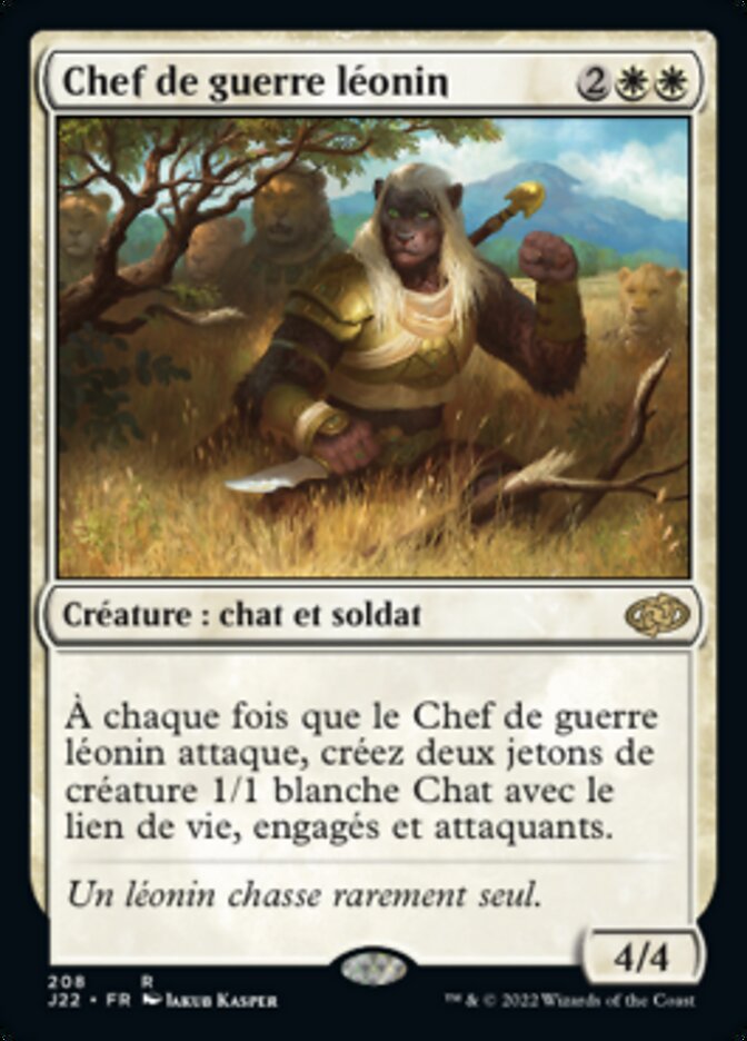 image Chef de guerre léonin